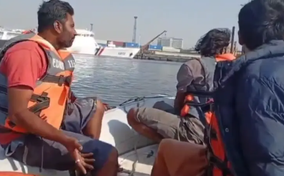 Merchant Vessel Collides with Fishing Boat Near Manora Beach, Seven Rescued, Four Missing