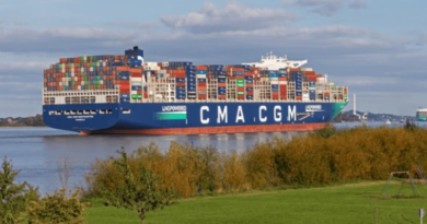 CMA CGM Tenere Completes First Dry Dock Inspection, Milestone for Dual-Fuel LNG Container Ships