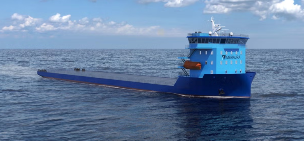 Meriaura Signs Contract for 6,800-DWT Open Deck Carrier in China