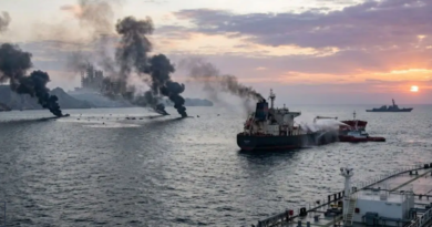 U.S. Navy Sinks 9 Iranian Ships & Destroys Naval HQ; Iran Strikes US and UK Tankers in Strait of Hormuz