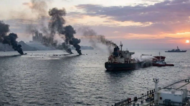 U.S. Navy Sinks 9 Iranian Ships & Destroys Naval HQ; Iran Strikes US and UK Tankers in Strait of Hormuz