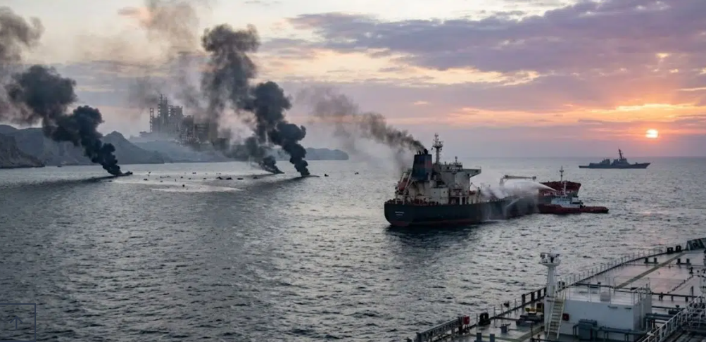 U.S. Navy Sinks 9 Iranian Ships & Destroys Naval HQ; Iran Strikes US and UK Tankers in Strait of Hormuz