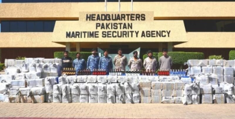 Rs200 Million Illicit Liquor Seized in Major Joint Maritime Operation in Arabian Sea