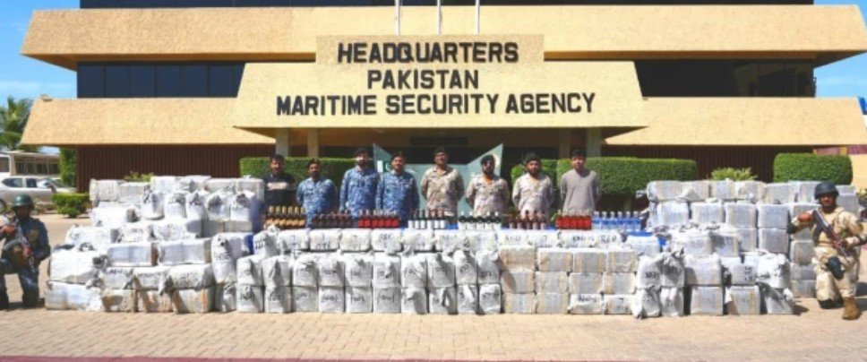 Rs200 Million Illicit Liquor Seized in Major Joint Maritime Operation in Arabian Sea