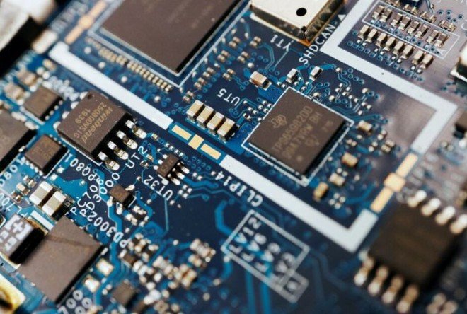 Close-up of a circuit board