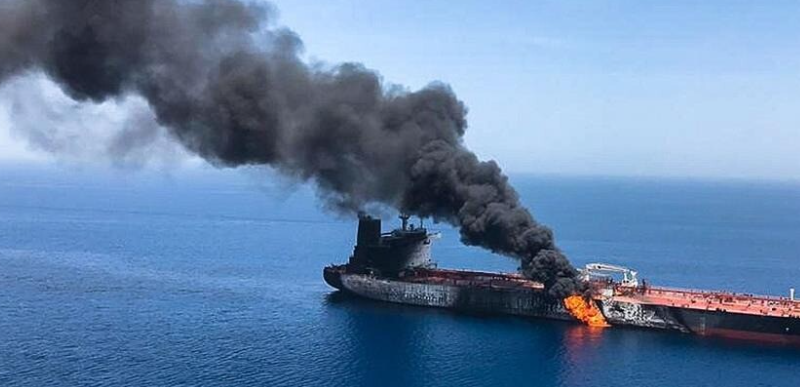 Tanker Fire Near Oman Leaves One Dead and Two Crew Members Missing