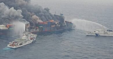 Singapore-Flagged Container Ship Damaged by Unknown Projectile in Strait of Hormuz