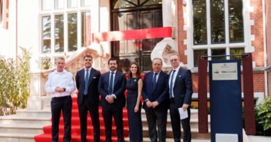 Boluda Corporación Marítima executives inaugurate the company's new Rotterdam headquarters in the historic Maritime Quarter.