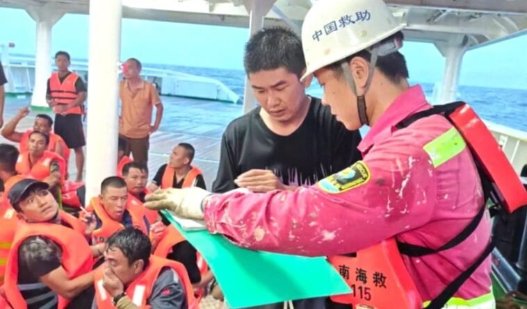 Search and Rescue Operation Underway After Vietnamese Cargo Ship Sinks in South China Sea
