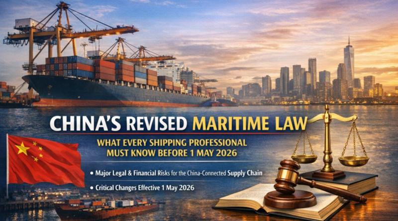China Revised Maritime Code 2026 Changes Global Shipping Contract Risks and Carrier Responsibilities