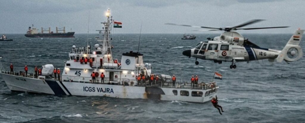 22 Crew Missing After Panama-Flagged Bulk Carrier Sinks Off India Coast