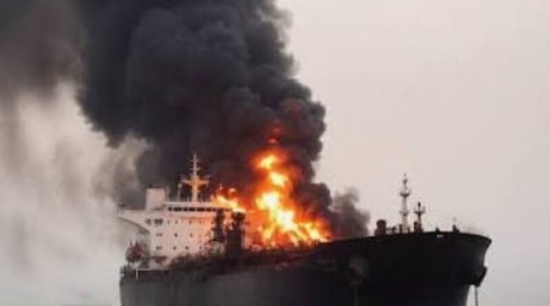 Four Projectiles Strike Two Vessels Near Strait of Hormuz, Raising Maritime Security Concerns