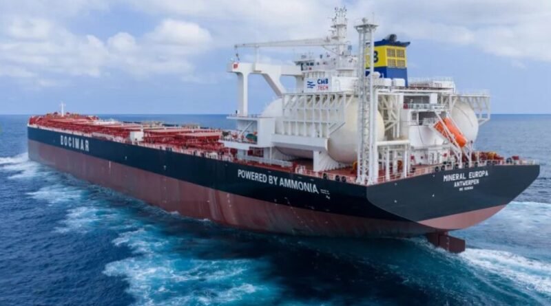 World’s First Ammonia Dual-Fuel Bulk Carrier Delivered