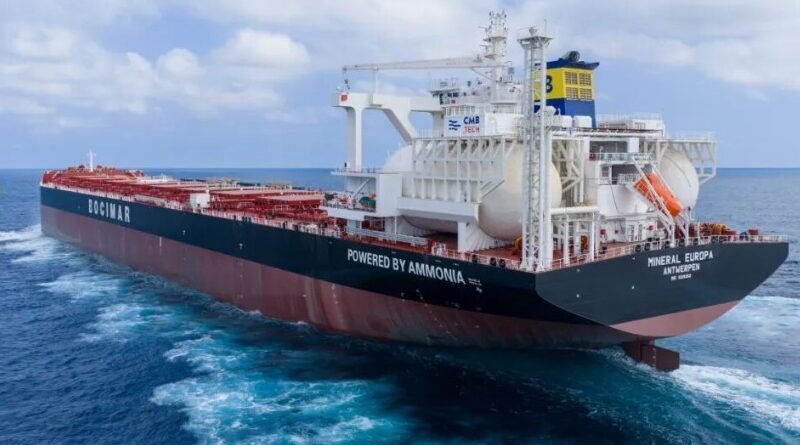 World’s First Ammonia Dual-Fuel Bulk Carrier Delivered