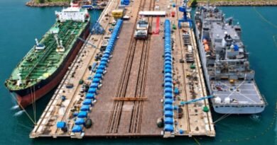Maersk Chattogram container ship scheduled for drydocking at L&T Shipbuilding’s Kattupalli Shipyard in India.