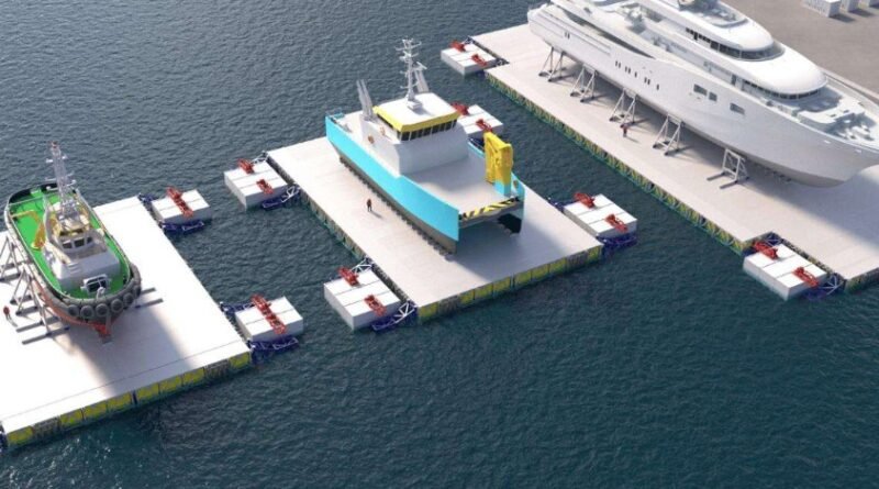 Mammoet and Port of Argentia floating dry dock and marine repair facility project in Canada