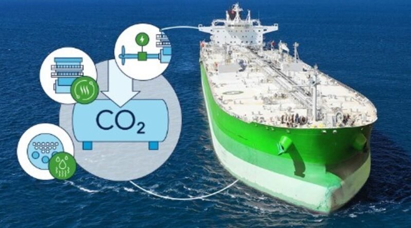 Ship onboard carbon capture technology for EU ETS emissions compliance