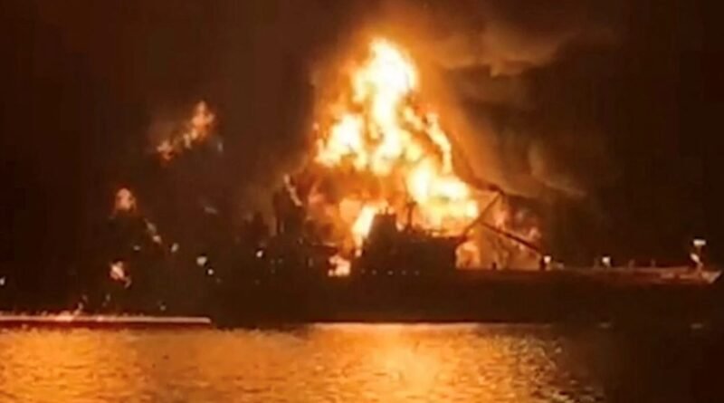 Oil tanker in the Arabian Gulf amid maritime security concerns off Iraq